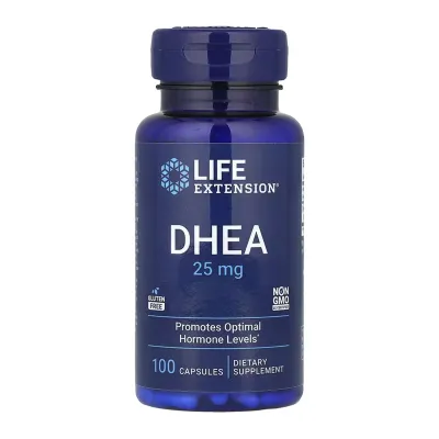 DHEA (дегидроэпиандростерон) 25 мг Life Extension — 100 капсул