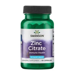 Цинк Цитрат, Zinc Citrate 30 mg - 60caps