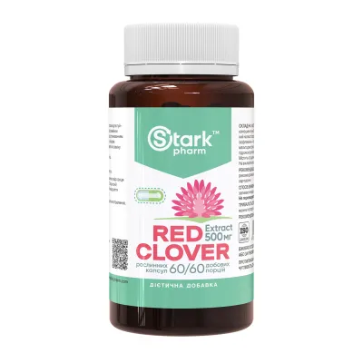 Экстракт клевера лугового, Red Clover Extract 500mg - 60 caps