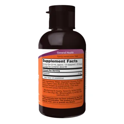 Рідкий мелатонін, Now Foods Liquid Melatonin - 59 ml (До 04.27)