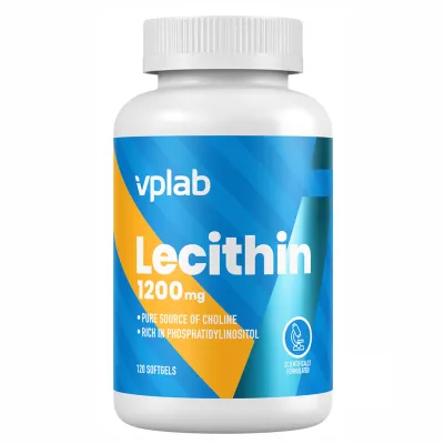 Лецитин, Lecithin 1200 mg - 120 Softgels (До 02.27)