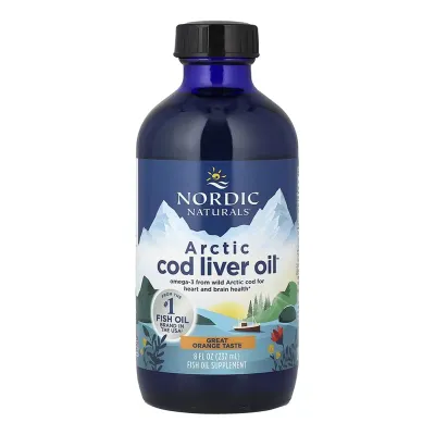 Олія печінки тріски, Arctic Cod Liver Oil™ - 237 ml Orange