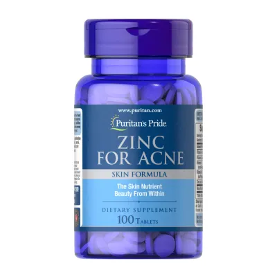 Цинк, Zinc for Acne - 100 tab