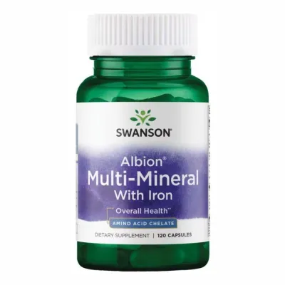 Железо Swanson (Chelated Multi-Mineral With Iron) - 120caps