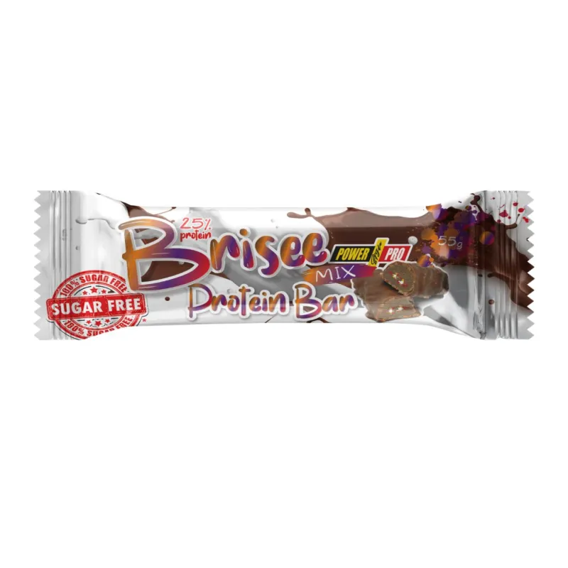 Протеиновые батончики, Brisse 25% - 20х55g Mix