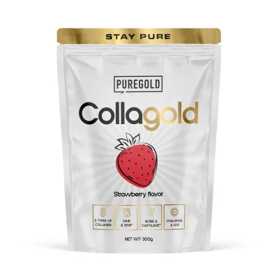 Колаген, CollaGold - 300g Strawberry