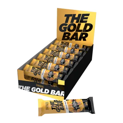 Протеїнові батончики, Gold bar - 18х45g Pecan Caramel