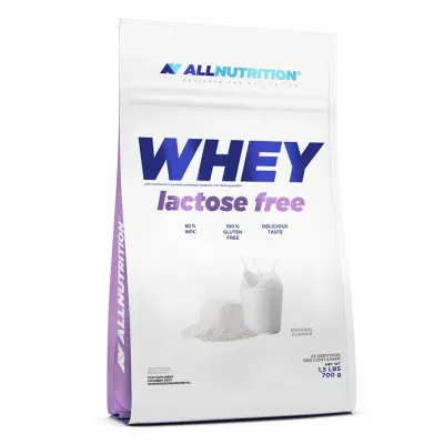 Сывороточный протеин Allnutrition (Lactose Free) - 700 г, шоколад.