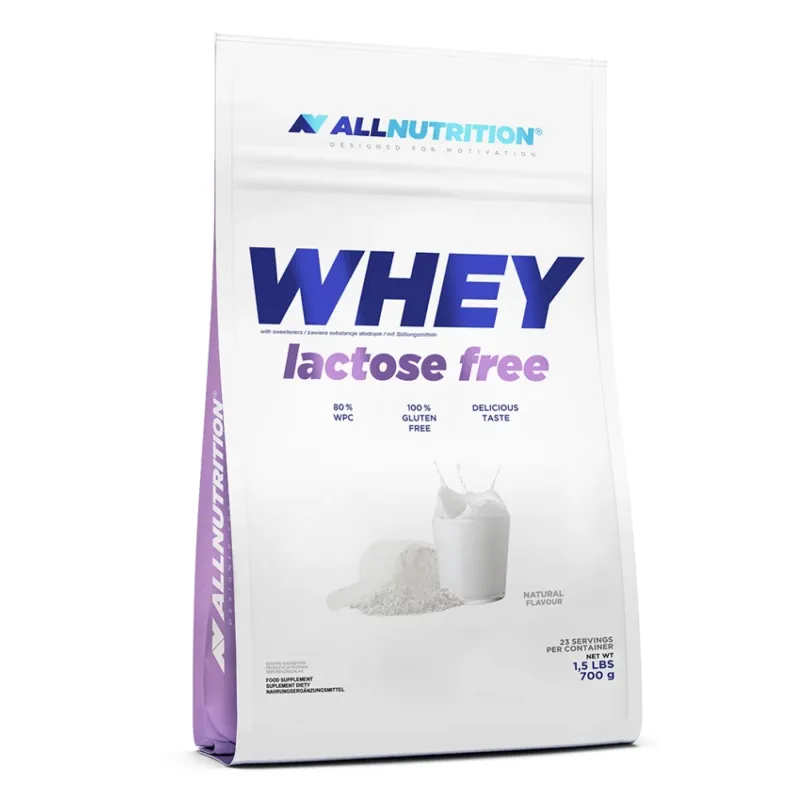 Сывороточный протеин Allnutrition (Lactose Free) - 700 г, шоколад.