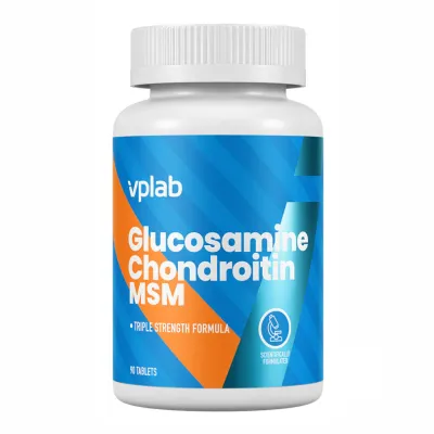 Глюкозамін Ultimate Nutrition (Glucosamine Chondroitin MSM) — 90 таблеток, для суглобів і шкіри