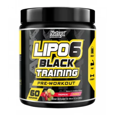 Передтренувальний комплекс, Lipo-6 Black Training Wild Grape 60srv