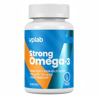 Омега-3, Strong Omega 3 - 60 softgels