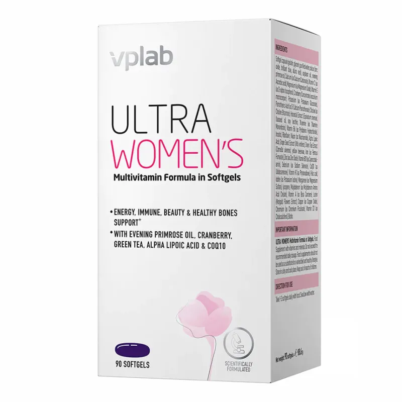 Мультивитамины для женщин, Ultra Women's Multivitamin - 90 softgels
