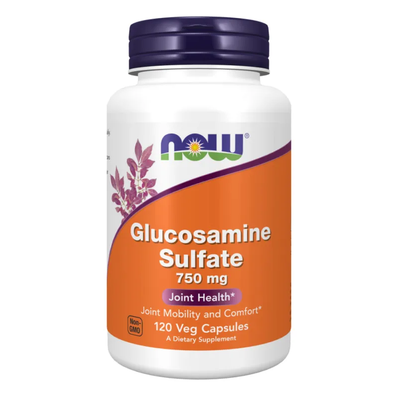 Глюкозамин, Glucosamine Sulfate 750mg - 120 veg caps