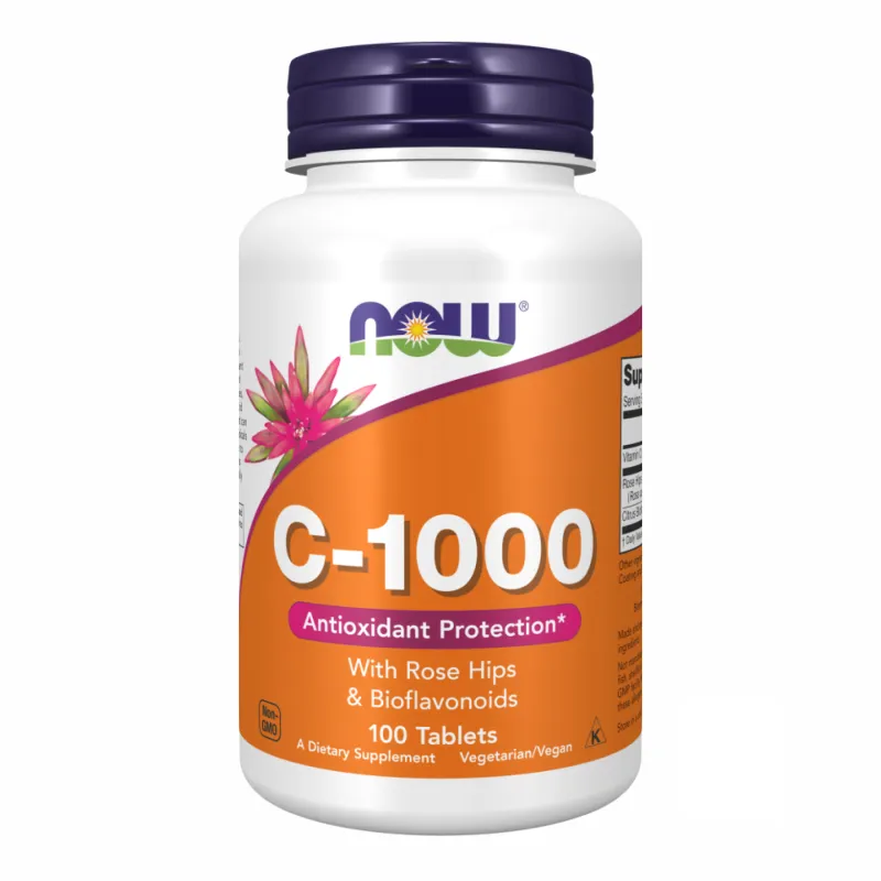 Вітамін C-1000 з шипшиною та біофлавоноїдами - 100 tabs