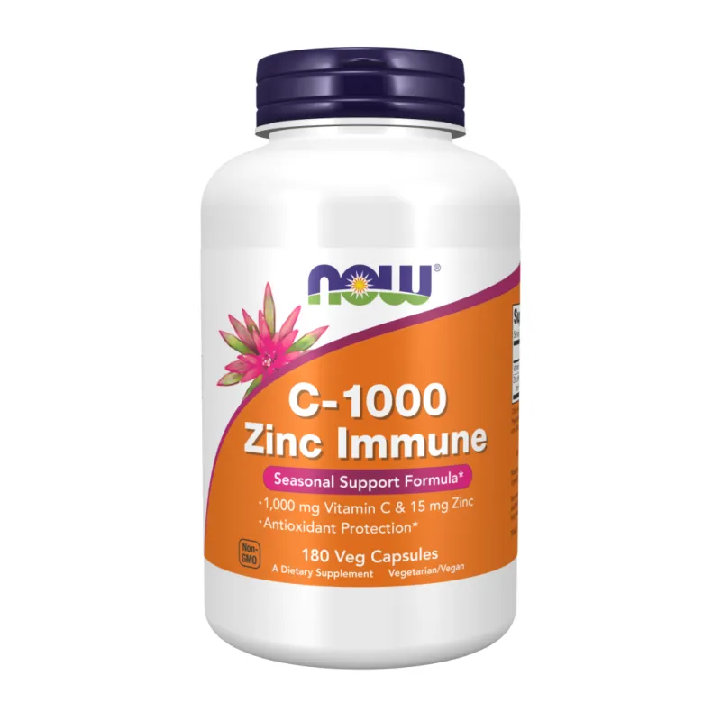 Комплекс для иммунитета, C-1000 Zinc Immune - 180 vcaps