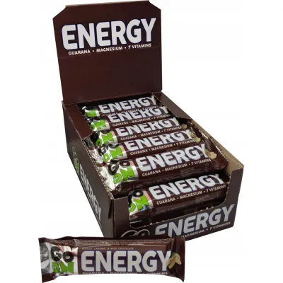 Енергетичні батончики, GoOn ENERGI Guarana - 24x50g Snickers