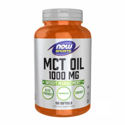 NOW Foods, Sports, масло MCT, 1000 мг, 150 мягких капсул