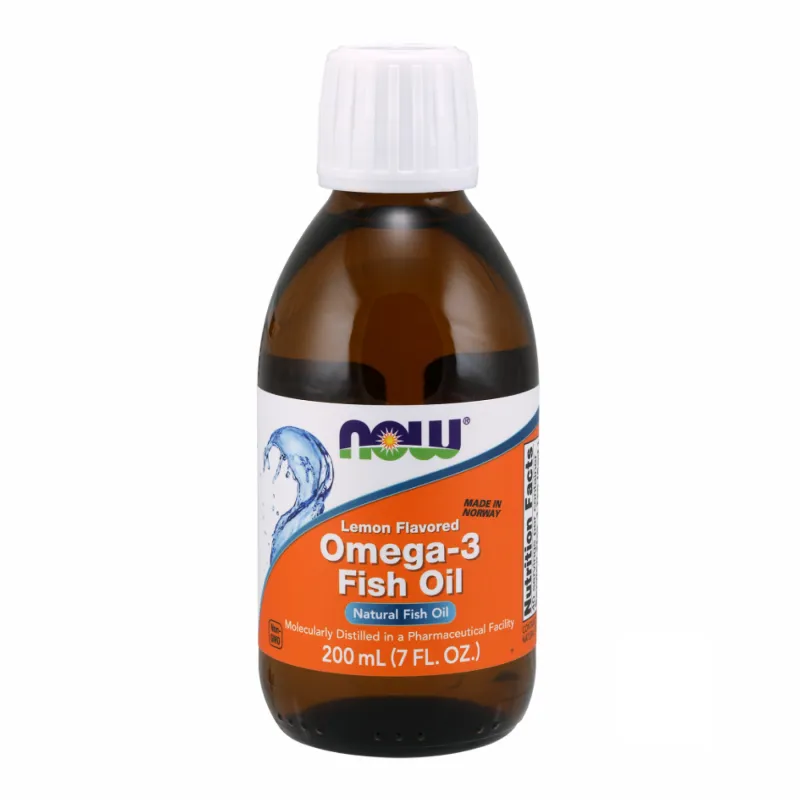 Жидкая Омега 3, Omega-3 Fish Oil Lemon - 200 ml (7 oz)