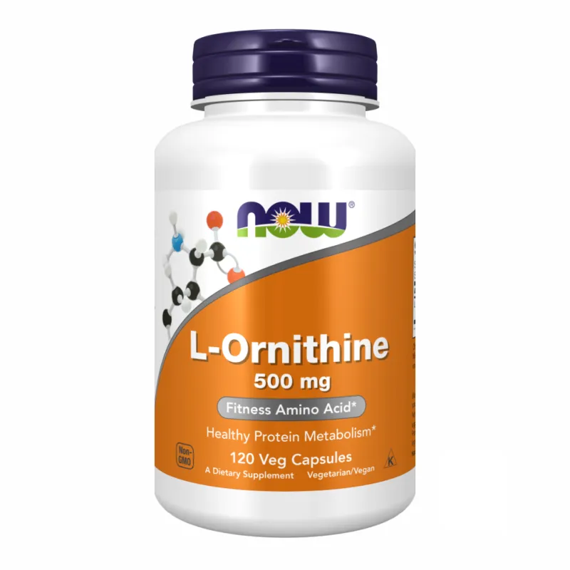 Л-Орнітин, ORNITHINE 500mg - 120 vcaps
