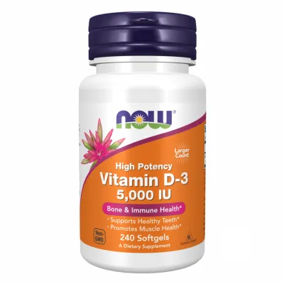 Вітамін Д-3, VIT D-3 5000 IU - 240 sgels
