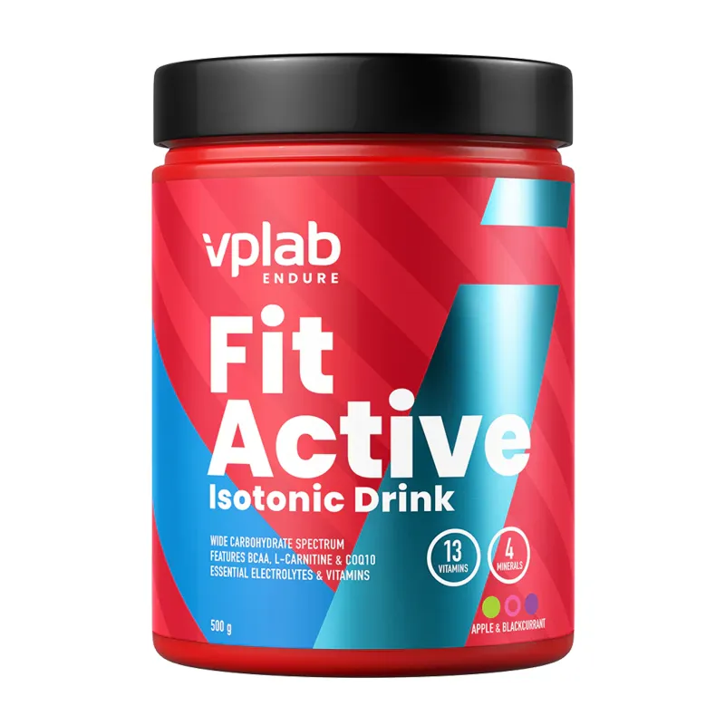 Ізотонічний напій, FitActive Isotonic Drink - 500g Apple and Blackcurrant