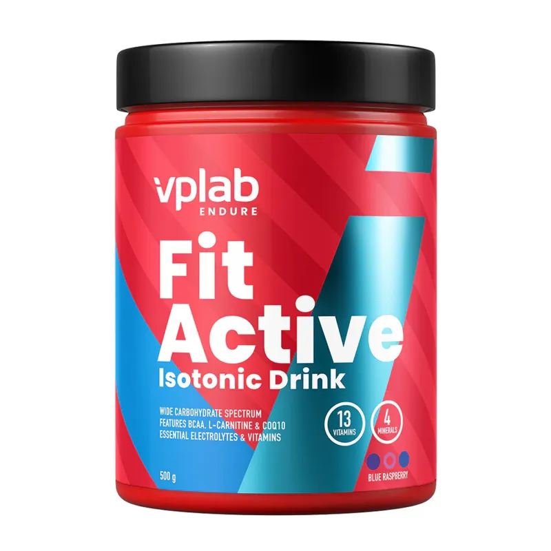 Ізотонічний напій, FitActive Isotonic Drink - 500g Blue Raspberry