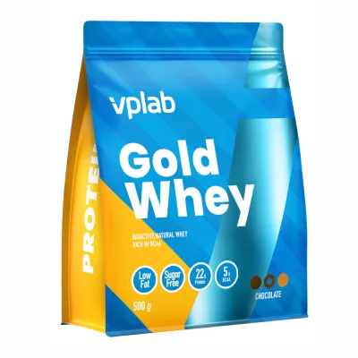 Сироватковий протеїн, Gold Whey - 500g Chocolate