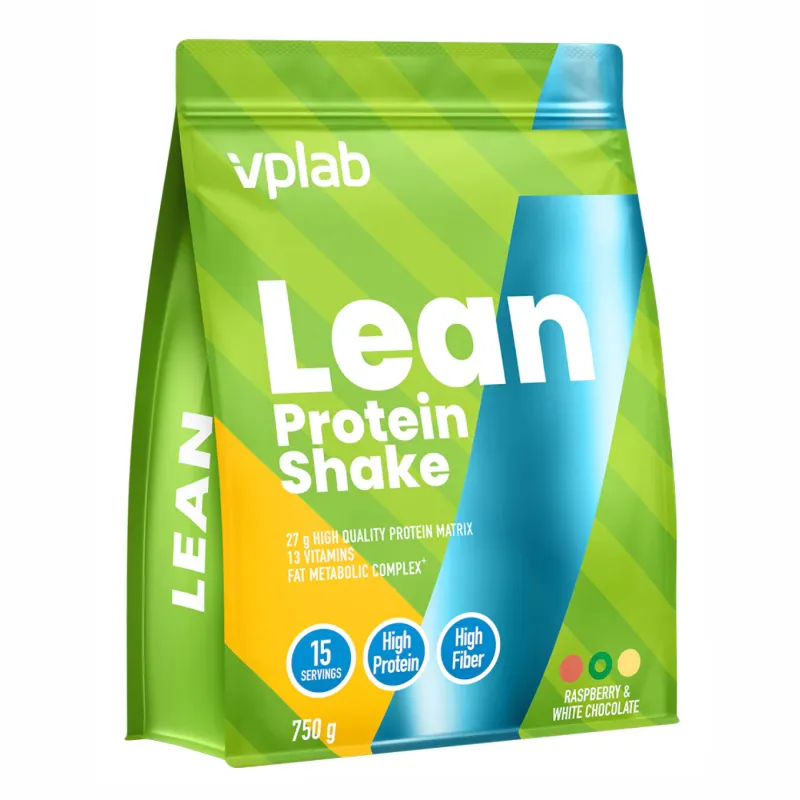 Сироватковий протеїн, Lean Protein Shake - 750g Raspberry White Chocolate