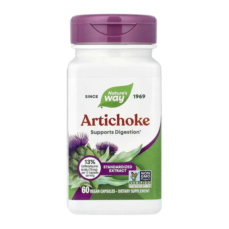 Артишок поддержка пищеварения, Artichoke Supports Digestion - 60 vcaps