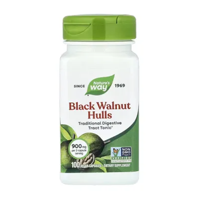 Черный орех, Black Walnut Hulls - 100 vcaps