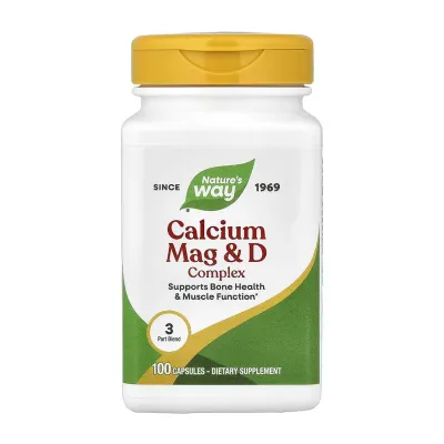 Кальцій Магній Вітамін Д, Calcium-Magnesium-Vitamin D - 100 caps
