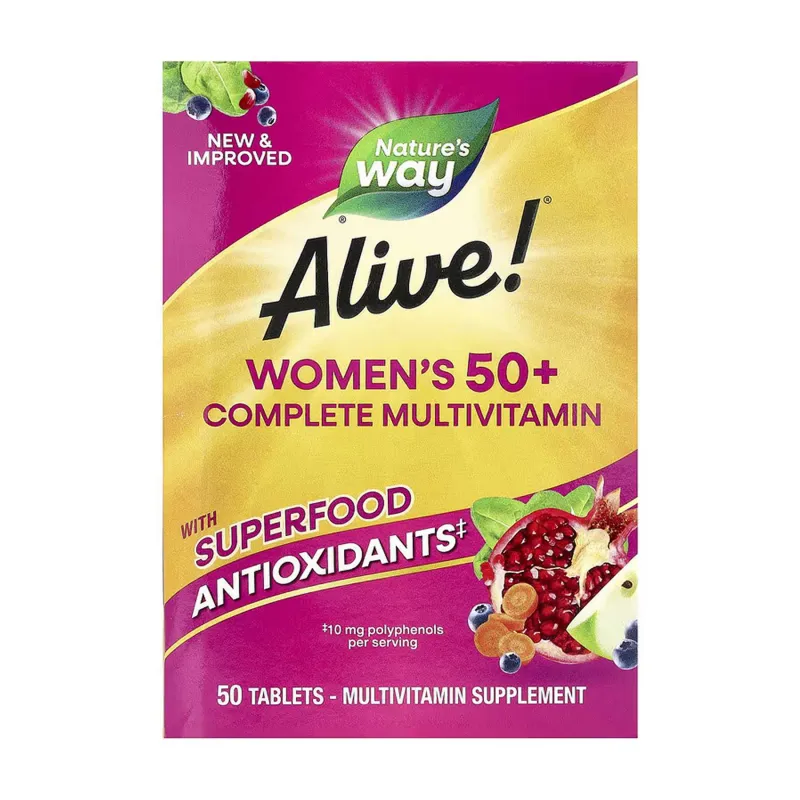Мультивітаміни для жінок 50+, Women's 50+ Complete Multivitamin - 50 tabs