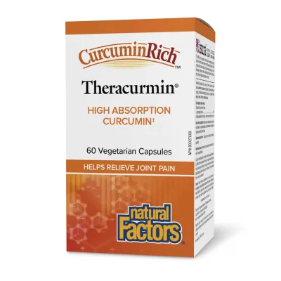 Куркумін 30 мг Natural Factors (CurcuminRich Theracurmin) — 60 веганських капсул