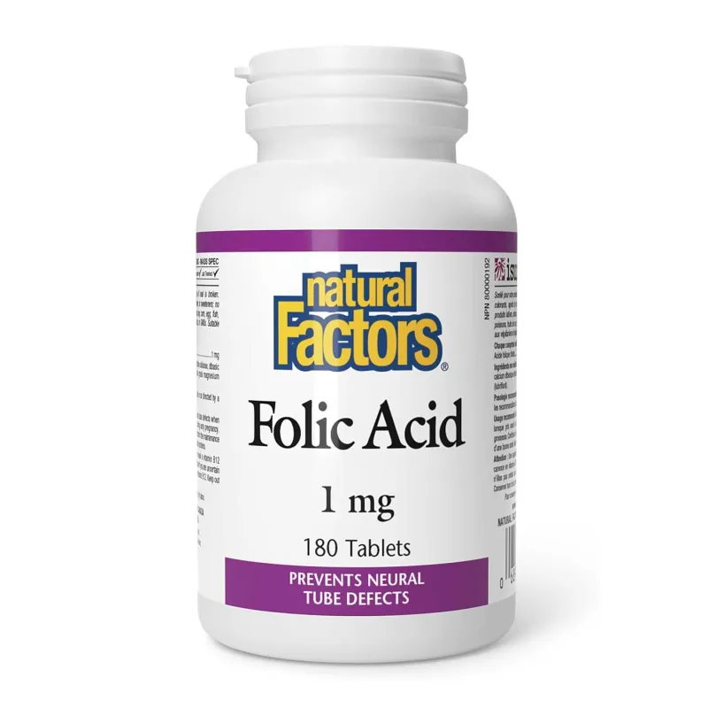 Фолієва кислота, Folic Acid 1mg - 90 tabs