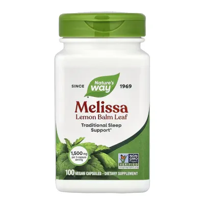 Melissa Lemon Balm Leaf - 100 vcaps