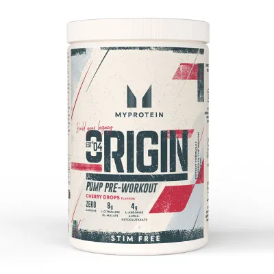 Передтренувальний комплекс, Origin Pre Workout Stim-Free Sour - 30 serv Cherry Drops