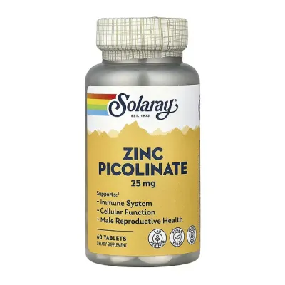 Цинк піколінат, Zinc Picolinate 25mg - 60 tabs