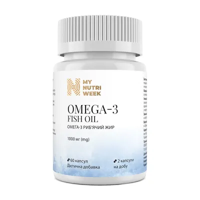 Омега-3, Omega-3 Fish Oil - 60 caps