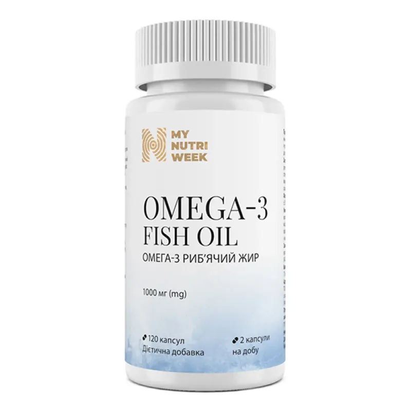 Омега-3, Omega-3 Fish Oil - 120 caps