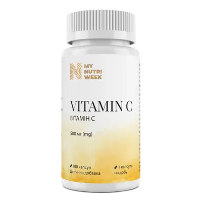 Вітамін С, Vitamin C 500 mg - 100 caps