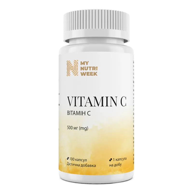 Вітамін С, Vitamin C 500 mg - 100 caps
