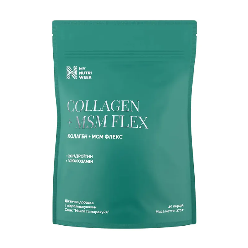 Колаген, Collagen+MSM Flex - 202.5g