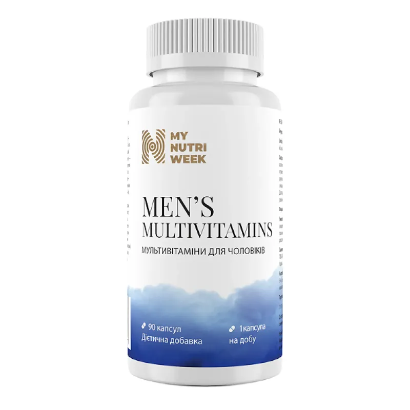 Чоловічі мультивітаміни, Men's Multivitamin - 90 caps