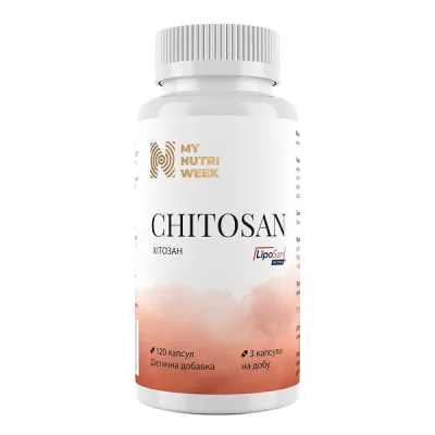 Хітозан, Chitosan - 120 сaps