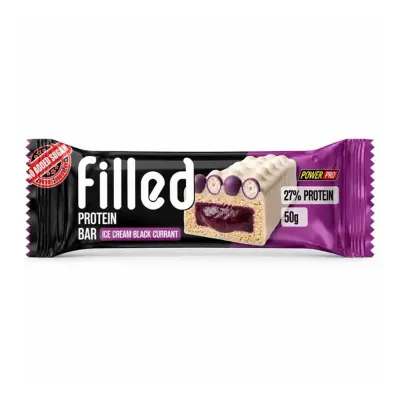 Filled Bar 27% - 10x50g Blackcurrant Ice Cream