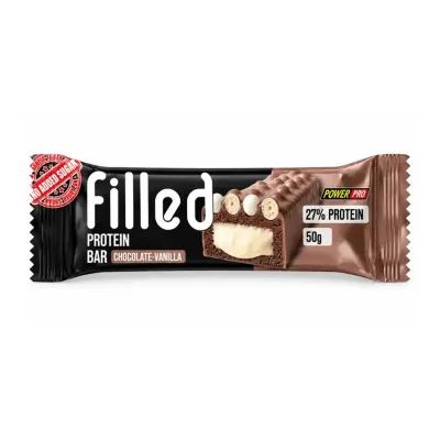 Filled Bar 27% - 10x50g Chocolate Vanilla