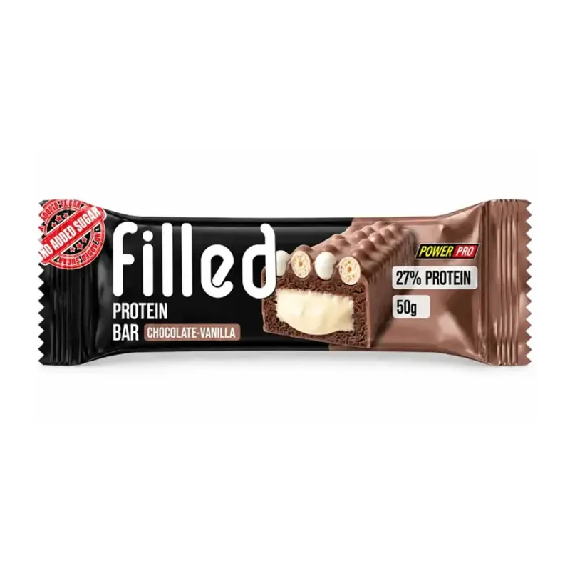 Filled Bar 27% - 10x50g Chocolate Vanilla