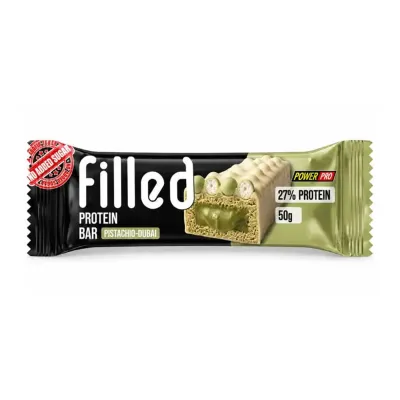 Filled Bar 27% - 10x50g Pistachio Dubai